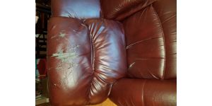 La-Z-Boy - peeling leather after 3 yrs