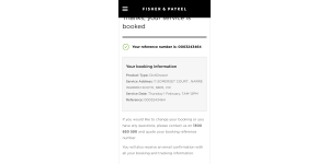 Fisher & Paykel Appliances - online service booking