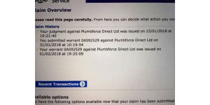 Plumbforce Direct - theft, credit card fraud - contact visa for chargeback for help