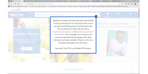 Toys "R" Us - fake websites