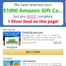 Reward Zone USA - amazon $1000 gift card - Photo 1
