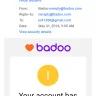 Badoo - account blocked