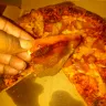 Domino's Pizza - burnt pineapple and ham pizza