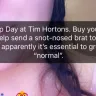 Tim Hortons - disrespectful employee
