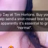 Tim Hortons - disrespectful employee - Photo 1