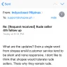 Shopee - service from rude seller from shopee named rice6686688 - Photo 2