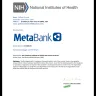 MetaBank - national institutes of health