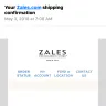 Zale Jewelers / Zales.com - un-authorized purchase made on my debit card may 7, 2018 - Photo 2