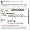 Foxies Fund - non profit 501c3 ripoff from 5432 stanford village lane norcross, georgia - 678-663-9150