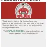 Papa John's - pizza was supposed to be vegan and all wrong order!