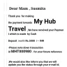 My Hub Travel - not refunding my money