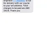 Aramex International - service / your shipment delay / driver and delay - Photo 1