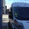 Canada Post - canada post truck/van partially blocking a portion of the crosswalk (crossing lights are at intersection) sw corner of berkeley (at king)