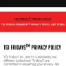 TGI Fridays - privacy of data