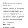 CityBookers - refund of airline ticket - Photo 1