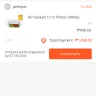 Shopee - printer that I ordered from username petrojoe