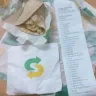 Subway - product. worst in quality and portion quantity.