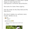 Caters News Agency - racist caters news and storytrender employee becca husselbee