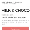 Milk and Choco - shipping!