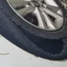 Hertz - tire exploded