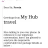My Hub Travel - fraud company hai