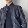Massimo Dutti - leather jacket - Photo 1