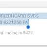 Horizon Gold / Horizon Card Services - unauthorized charge - Photo 1
