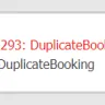 Cebu Pacific Air - error [1293: duplicate booking] error: duplicate booking