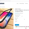 Shopify - samsung magnetic adsorption case with tempered glass × 1 by gadgets catalog