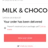 Milk and Choco - customer service