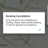 Grab - driver's cancellation of booking