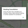Grab - driver's cancellation of booking