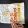 McDonald's - chocolate chip cookie bag