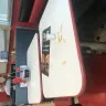 Steak 'n Shake - food on tables and very dirty restaurant