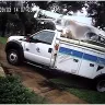 Florida Power & Light [FPL] - fpl truck destroyed my landscaping