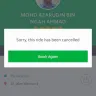 Grabcar Malaysia - taxi driver requesting me to cancel the order