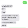 GrabCar / GrabTaxi - rude driver