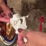 Dairy Queen - used napkin inside the bottom of sundae cup - Photo 3