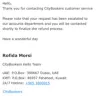 CityBookers - payment not received (after approved on ticket cancellation)