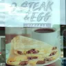 Taco Bell - steak and egg stacker