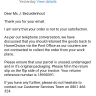 Homechoice - incorrect bedding set received - Photo 5