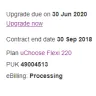 Vodacom - upgrade reversal issue - Photo 2