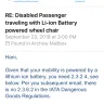 Pegasus Airlines - not allowing my battery wheel chair - Photo 1