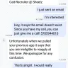 Sheetz - constant hiring emails and texts