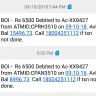 Axis Bank - atm didn't dispense cash but from my account money is debited.