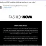 Fashion Nova - refund