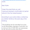 FlyFar - flight cancellation