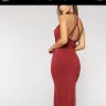 Fashion Nova - wedding date dress/ wine - Photo 1