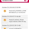 LBC Express - wrong status declared in my package