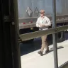 UPS - rude driver blocked fire lane and handicap stall